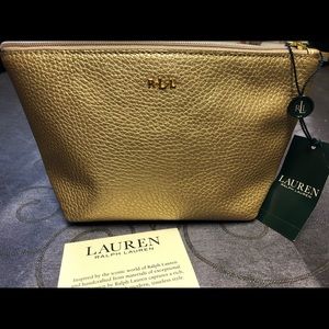Ralph Lauren Cosmetic Case/ Wristlet